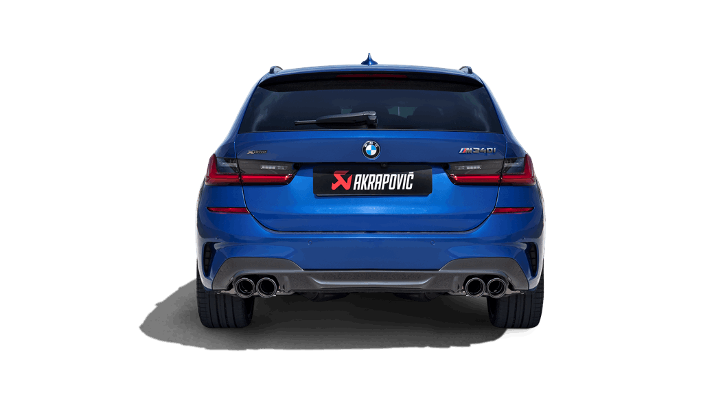 Akrapovic BMW G20 G21 M340i Slip-On Line Titanium OPF GPF Back Exhaust - ML Performance UK