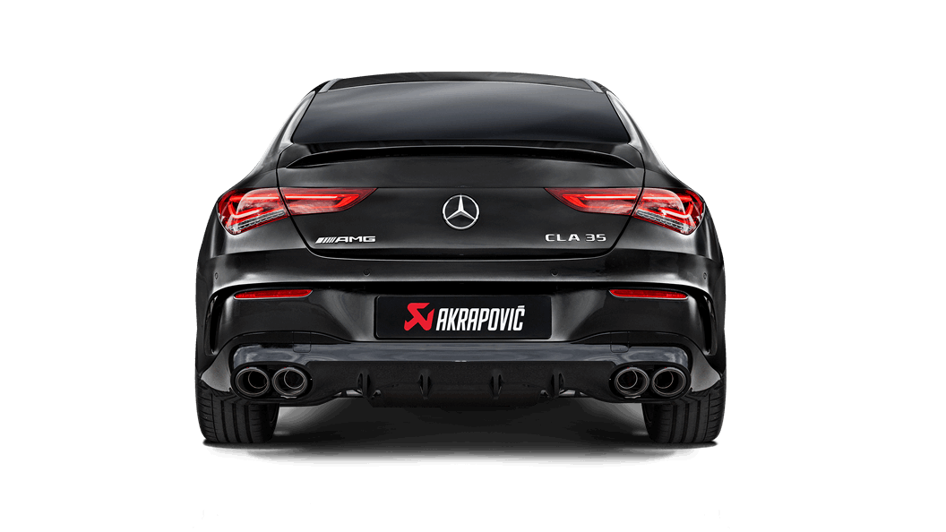 Akrapovic Mercedes-Benz C118 X118 CLA 35 AMG Slip-On Line Titanium Exhaust System - ML Performance UK
