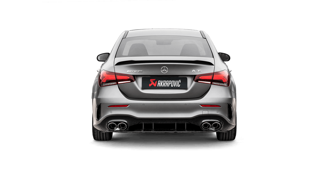 Akrapovic Mercedes-Benz V177 A 35 AMG Slip-On LIne Titanium Exhaust System - 