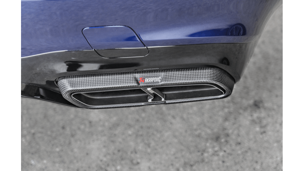 Akrapovic Mercedes-Benz W213 S213 E 63 AMG Carbon Tail Pipe Set - 