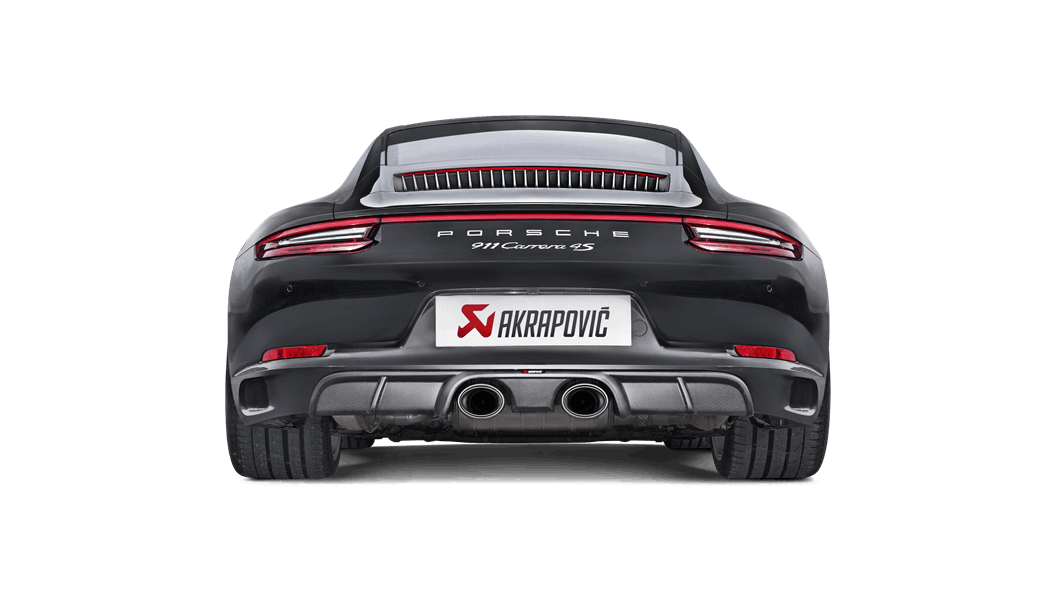 Akrapovič Porsche 991.2 911 Carrera Slip-On Line Titanium Exhaust System (Inc. Carrera, Carrera S, Carrera GTS & Carrera Cabriolet 4S) - 