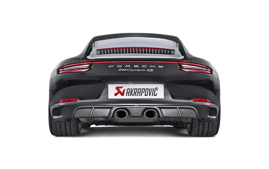 Akrapovič Porsche 991.2 911 Diffuseur arrière en fibre de carbone (Inc. Carrera, Carrera S, Carrera Cabriolet S & Carrera Cabriolet GTS) -