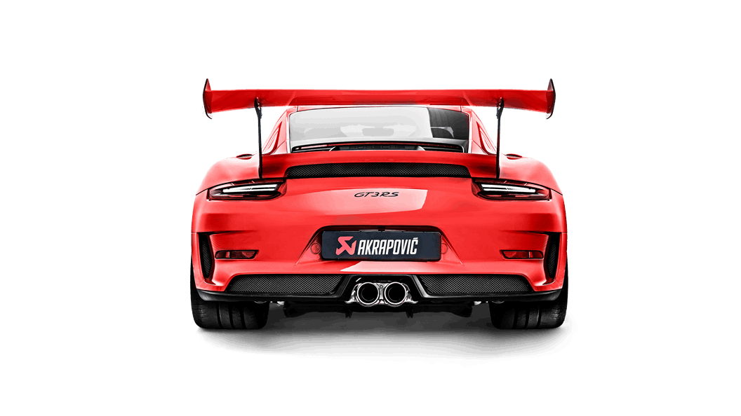 Sistema de escape de titanio Akrapovič Porsche 991.2 911 Slip-On Line (911 GT3 RS y 911 Speedster) -