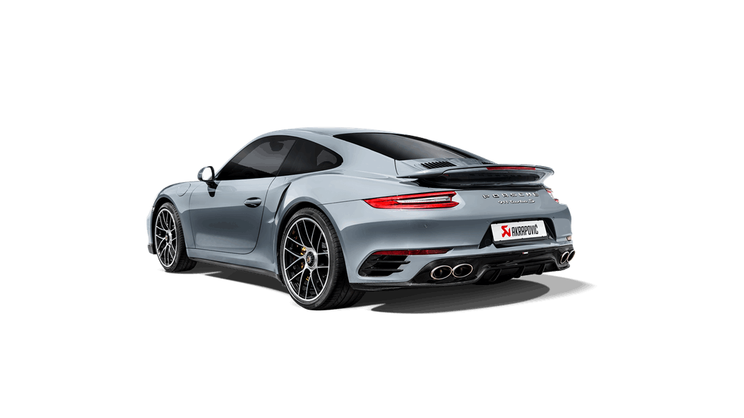 Akrapovič Porsche 991.2 911 Turbo Diffuseur arrière en fibre de carbone -