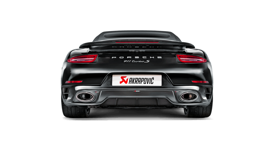 Akrapovič Porsche 991 911 Turbo Rear Carbon Fibre Diffuser - 