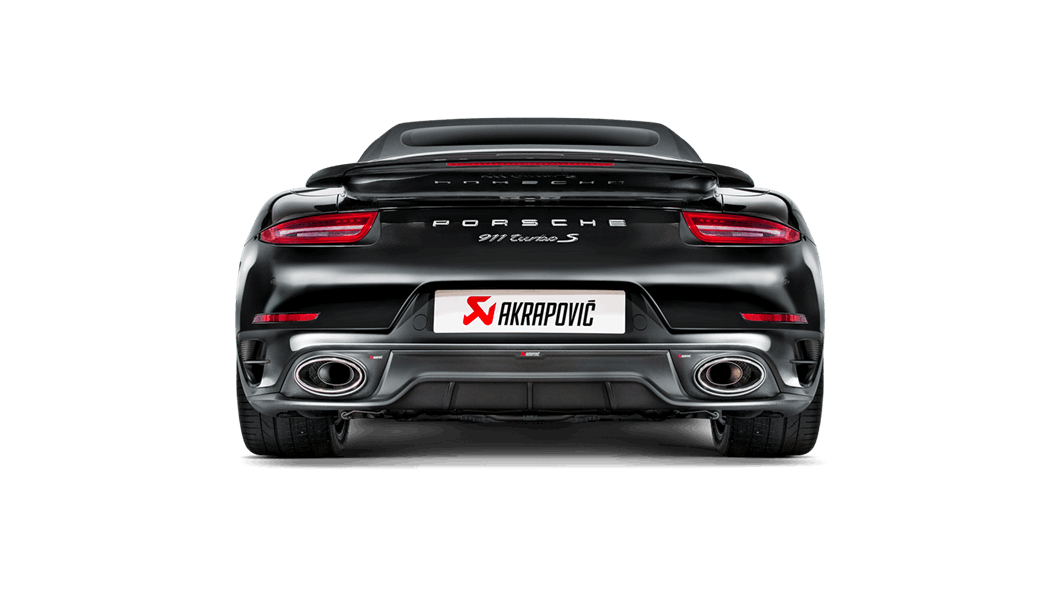 Akrapovič Porsche 991 911 Turbo Slip-On Line Titanium Exhaust System (911 Turbo & 911 Turbo S) - 