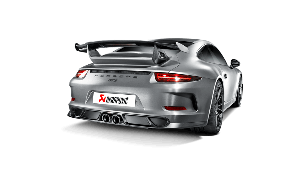 Akrapovič Porsche 997 997 FL 991 911 Silencieux d'échappement en titane Slip-On Line (911 GT3 & 911 GT3 RS) -
