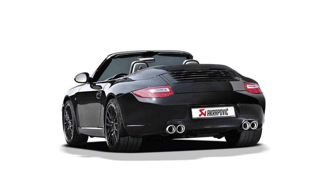 Akrapovič Porsche 997 DFI 911 Système d'échappement en titane Slip-On Line (Inc. Carrera S, Carrera GTS, Cabriolet 4 et Targa 4S) -