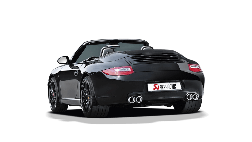 Akrapovič Porsche 997 DFI 911 Slip-On Line Sistema de escape de titanio (Inc. Carrera S, Carrera GTS, Cabriolet 4 y Targa 4S) -