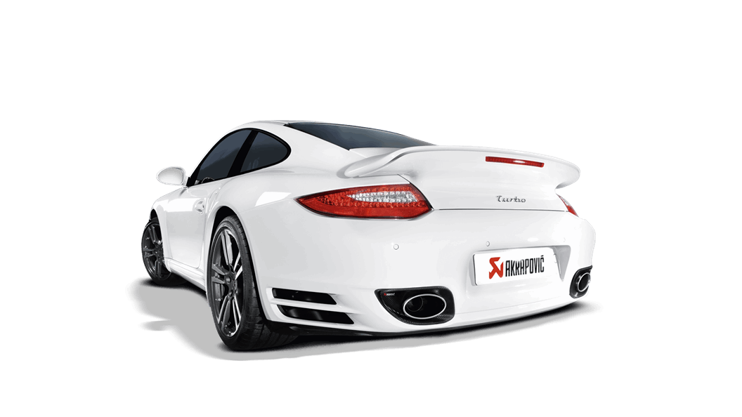 Escape de titanio Akrapovič Porsche 997 FL 911 Turbo Slip-On Line (911 Turbo y 911 Turbo S) -
