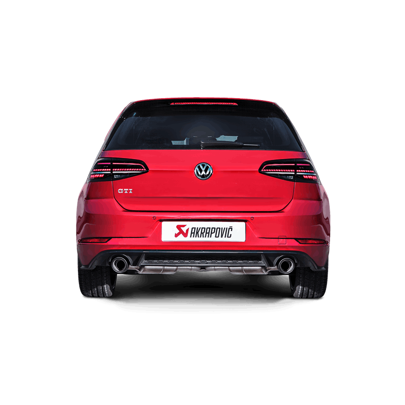 Akrapovic Volkswagen Golf GTI Titanium Exhaust (Slip-On Line) - 