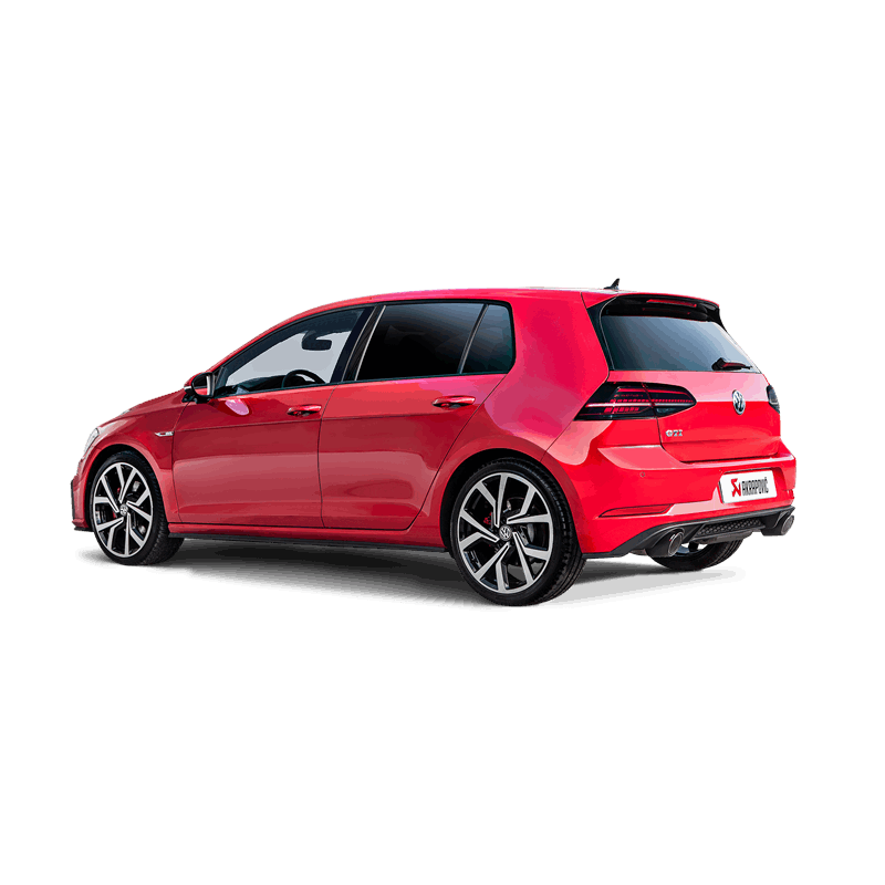 Akrapovic Volkswagen Golf GTI Titanio Escape (Línea Slip-On) -