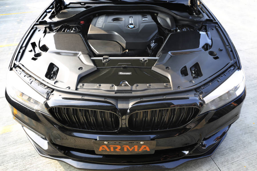 Armaspeed BMW G30 B48 B58 Billet Intake (530i(x) & 540i(x)) Gloss Carbon - ML Performance UK