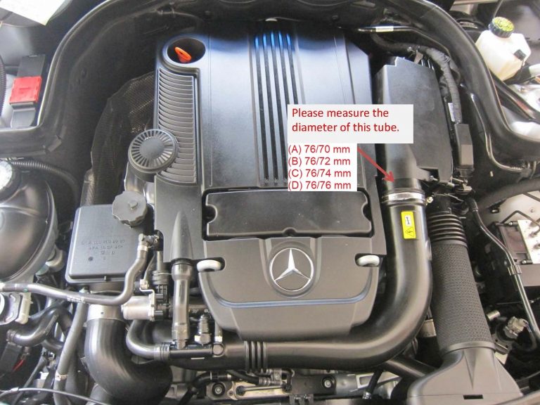 Admission d'air froid en fibre de carbone Armaspeed Mercedes-Benz W204 (C180, C200 et C250) - ML Performance UK