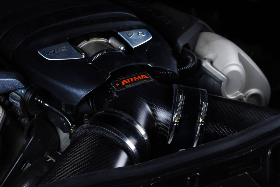 Admission d'air froid en fibre de carbone Armaspeed Porsche Panamera 970 4.8L - ML Performance UK