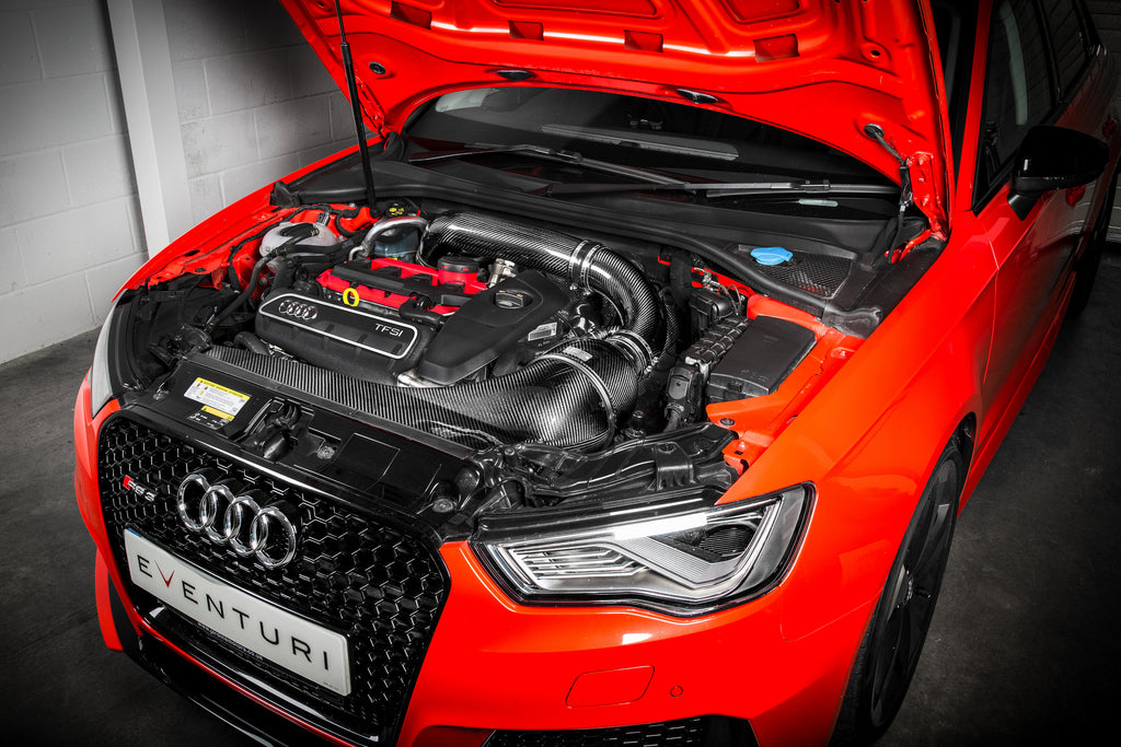 Sistema de admisión Eventuri Audi RS3 8V Gen 1 Carbon Turbo Tube - ML Performance UK