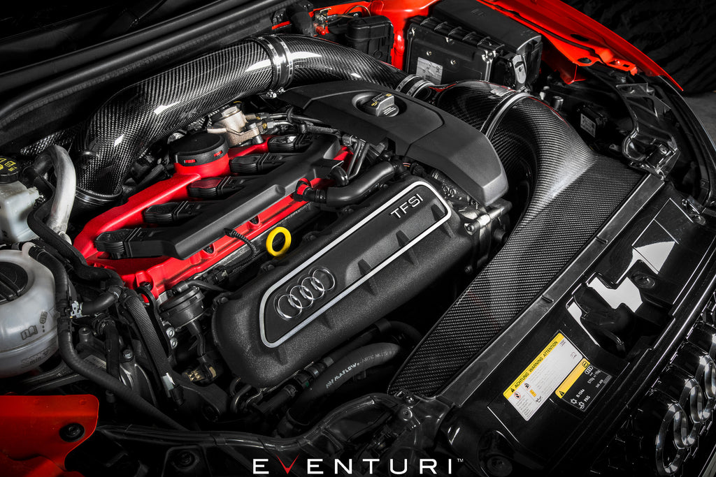 Sistema de admisión Eventuri Audi RS3 8V Gen 1 Carbon Turbo Tube - ML Performance UK