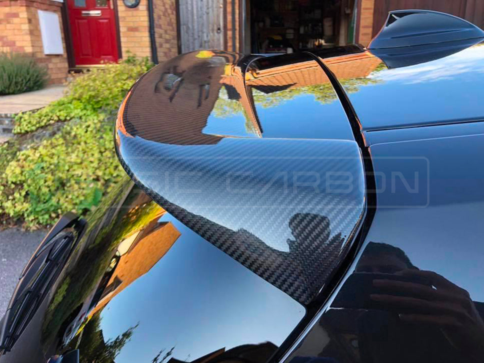 Basic Carbon BMW 1 Series F20 F21 Carbon Rear Roof Spoiler (inc. M135i & M140i) - ML Performance UK