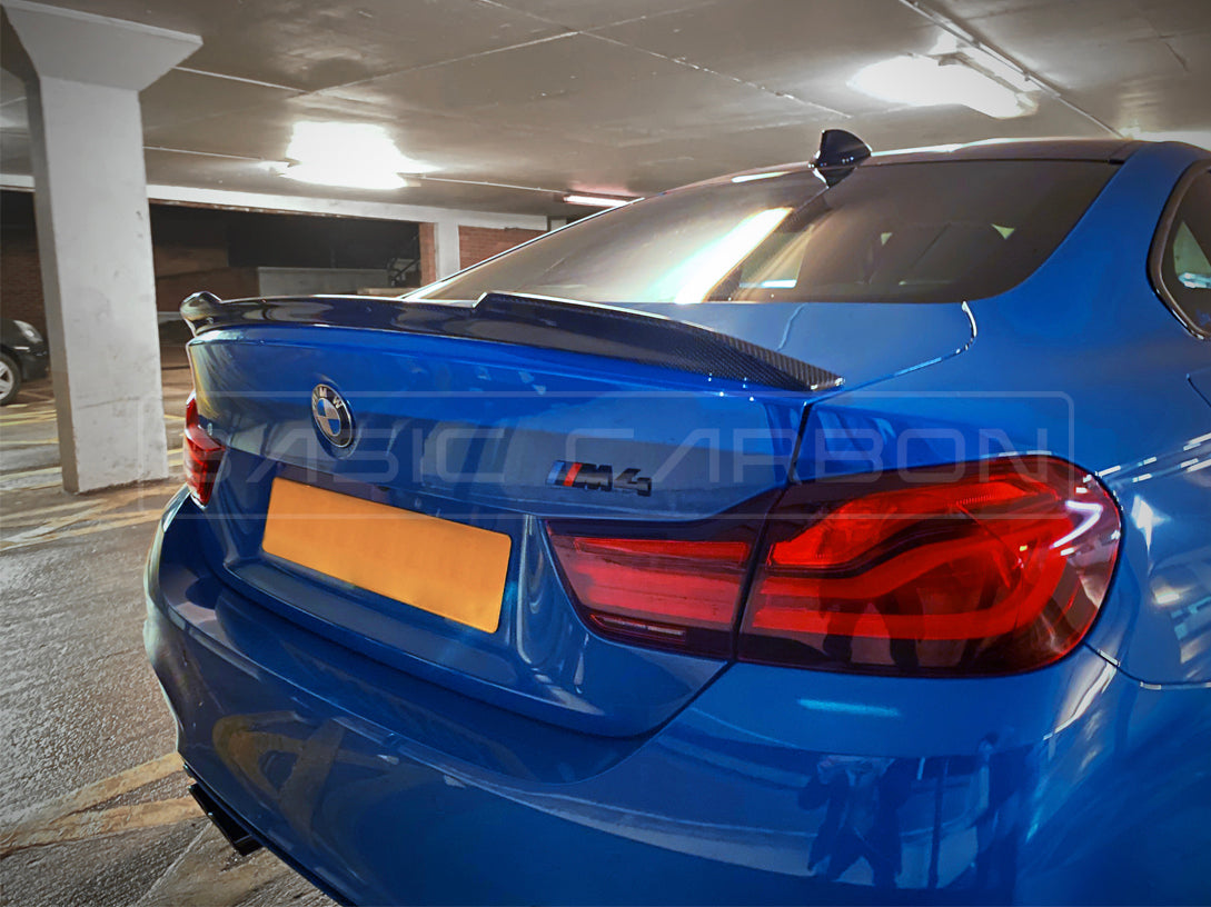 Basic Carbon BMW F82 M4 CS Style Pre-Preg Dry Carbon Fibre Rear Spoiler - ML Performance UK