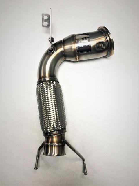 Evolution Racewerks (ER) B46 Mini Competition Series 4" Catless Downpipe (X1/X2) | ML Performance UK