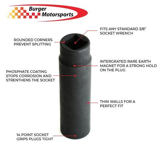 BMS Toyota Supra Magnetic Spark Plug Socket Tool - ML Performance UK