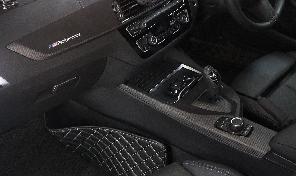 BMW M Performance F21 F22 F87 LCI Carbon Alcantara Interior Trim (Inc. 120d, M135i, M240i, & M2) - ML Performance UK