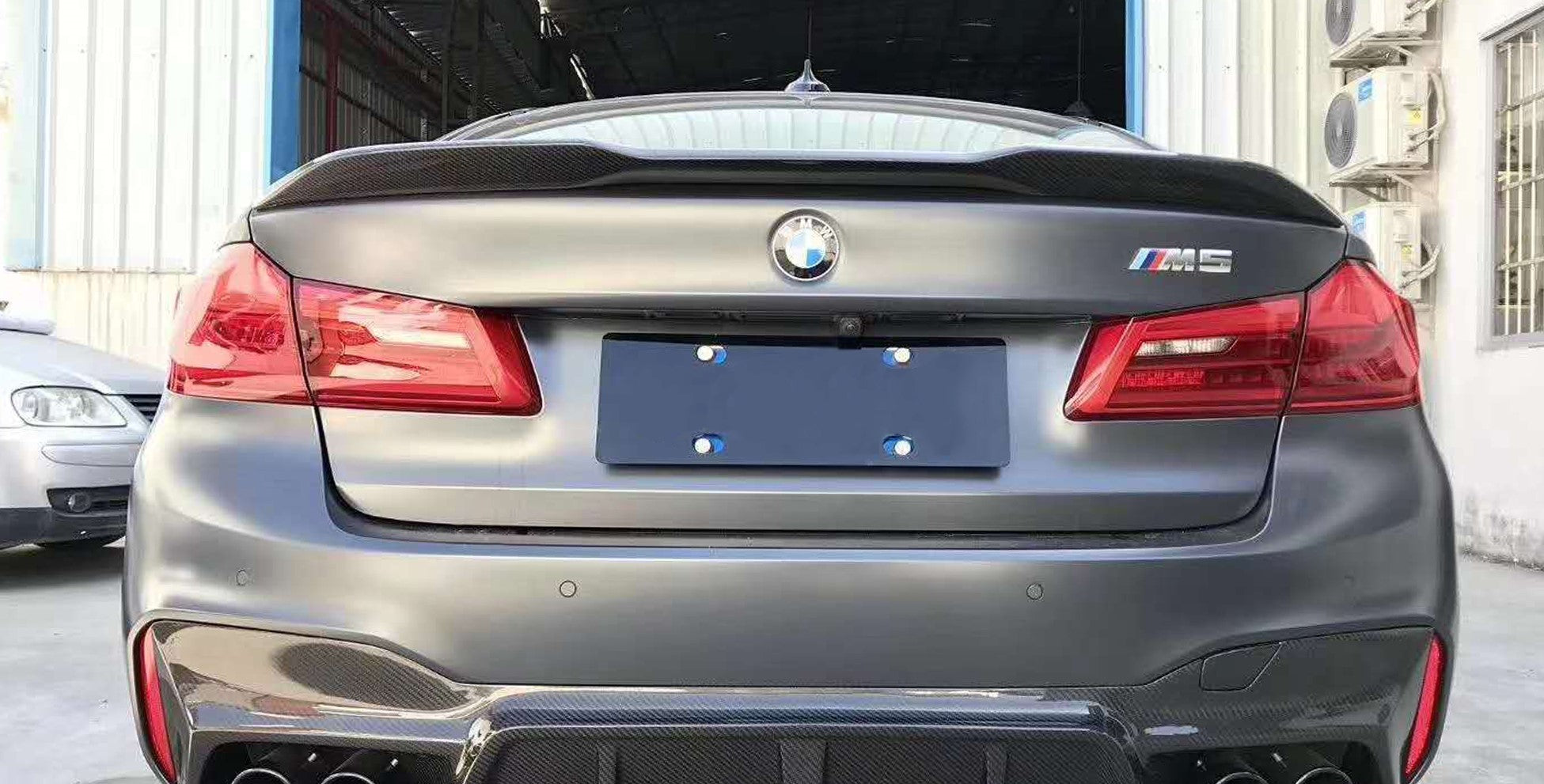 Basic Carbon BMW F90 M5 Performance Style Carbon Fibre Rear Spoiler - ML Performance UK