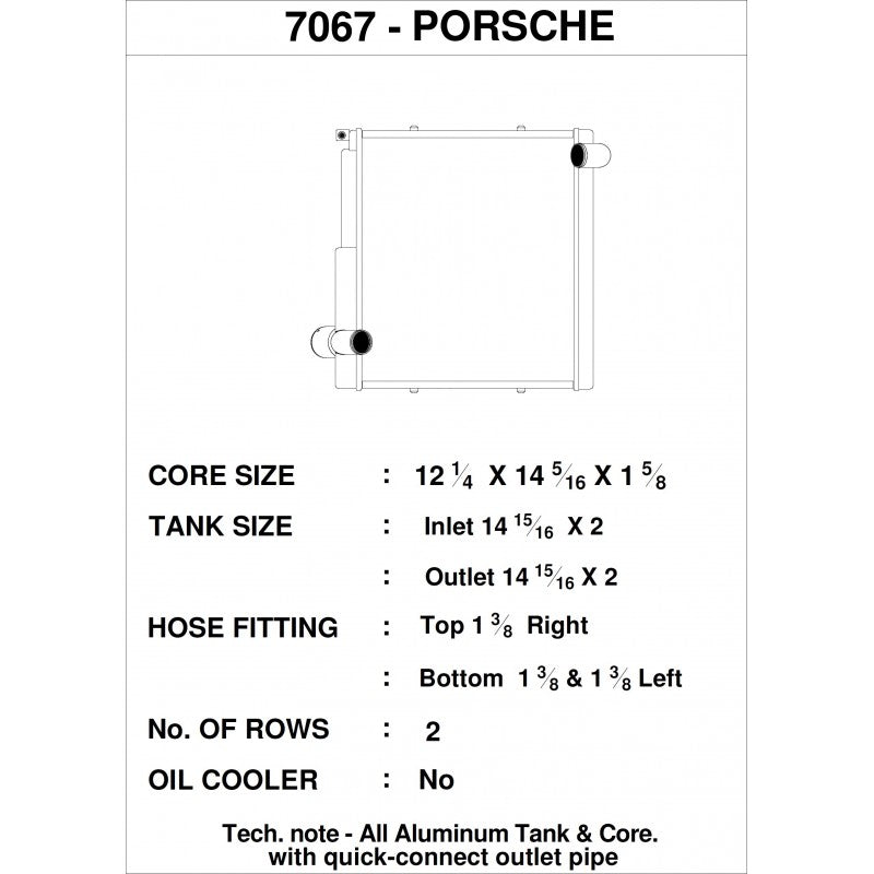 CSF Race Radiator Porsche 911 Carrera (991.1) 981 Boxster (Inc. GT4 Right Side Only) - ML Performance UK