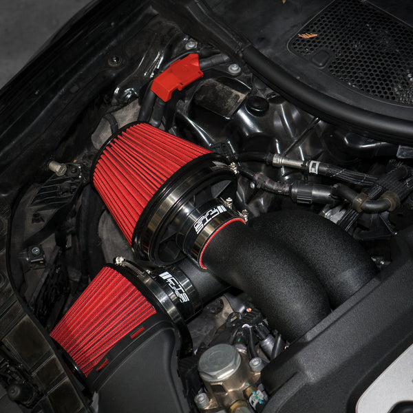 CTS TURBO C7 DUAL 3″ INTAKE KIT WITH 6″ VELOCITY STACK (S6, S7 & RS7)