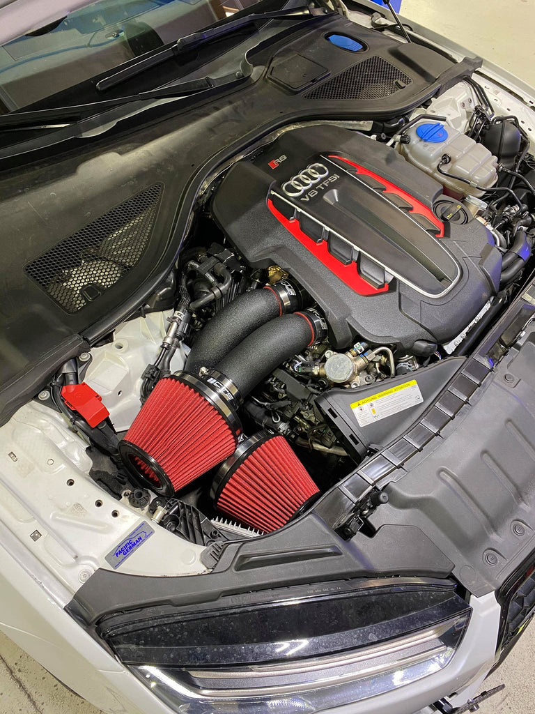 CTS TURBO C7 DUAL 3″ INTAKE KIT WITH 6″ VELOCITY STACK (S6, S7 & RS7)