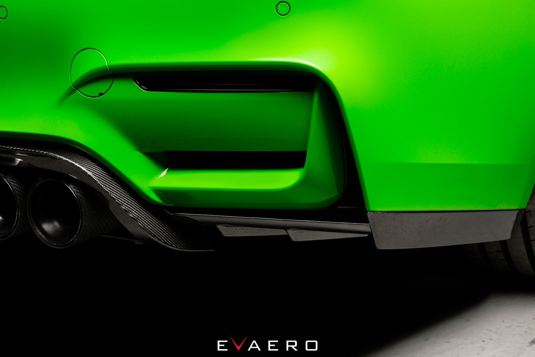 Evaero BMW F80 F82 F83 Rear Carbon Diffuser with Winglets (M3 & M4) - ML Performance UK