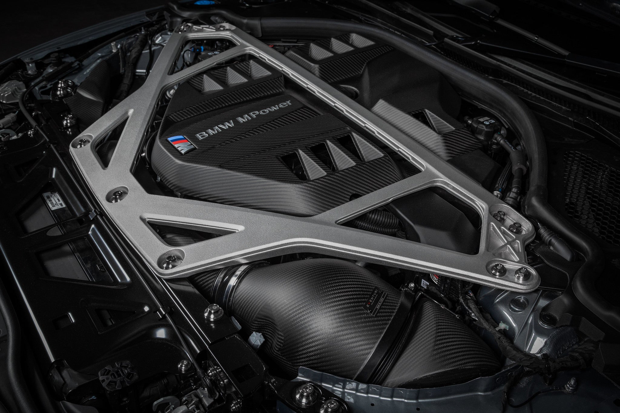 Eventuri BMW G80 G82 Carbon Fibre Intake System for CSL Strut Brace (M3, M3 Competition, M4 & M4 Competition) - ML Performance UK