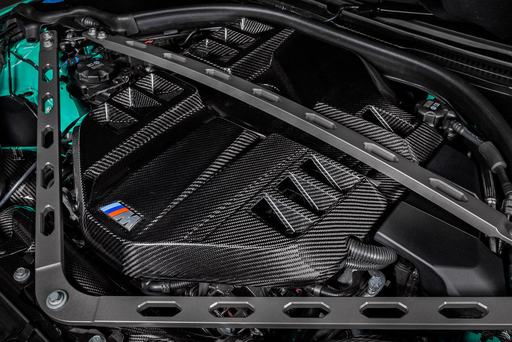 Eventuri BMW G80 G82 Gloss Carbon Fibre Engine Cover (M3, M3 Competition, M4 & M4 Competition) - ML Performance UK