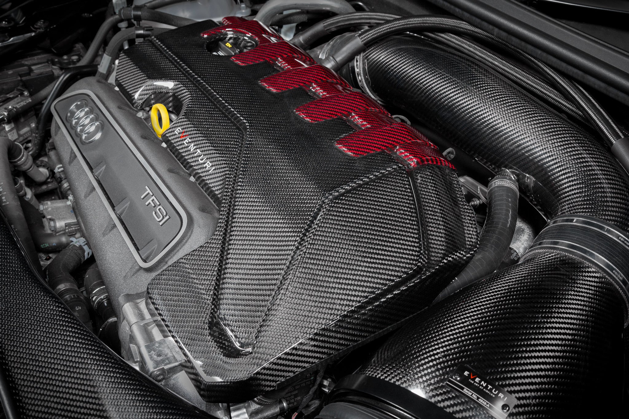 Eventuri Audi 8V.5 8S 8U Carbon Fibre Engine Cover (RS3, RSQ3 & TTRS) - ML Performance UK