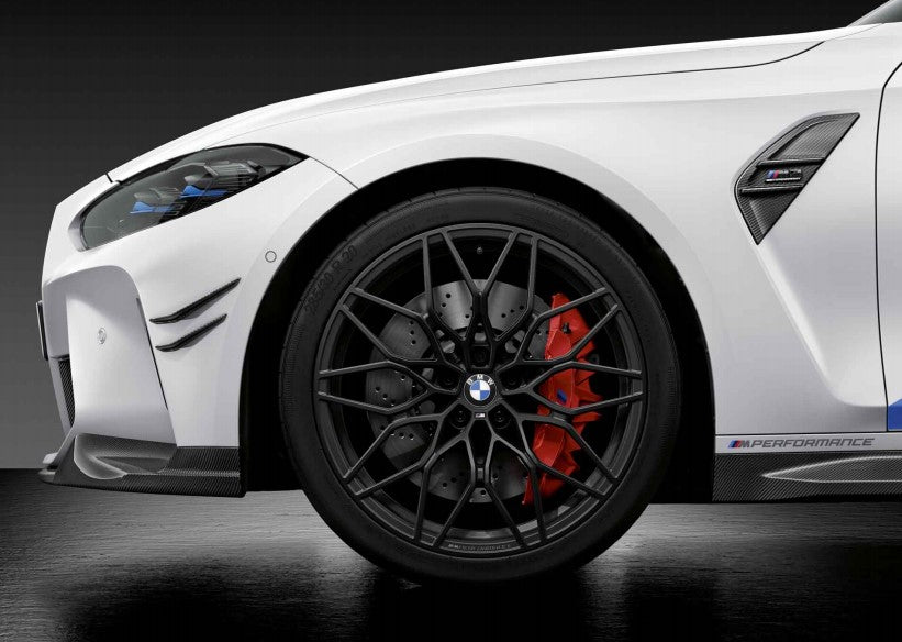 Genuine BMW G80 G82 M Performance Forged Cross-spoke 1000M Matte Black 20"/21" Wheels with Summer Tyres (M3, M3 Competition, M4 & M4 Competition) - ML Performance UK