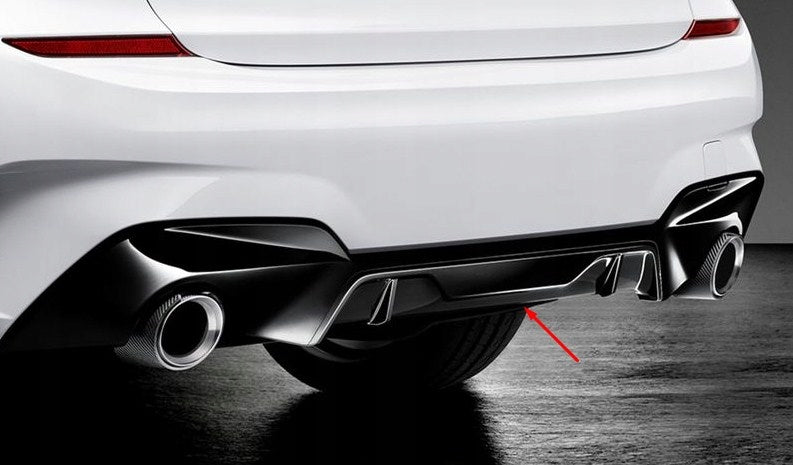 Genuine BMW 3 Series G20 G21 M Performance High Gloss Black Rear Diffuser (Inc. 320i, 330d, 330i & M340ix) - ML Performance UK