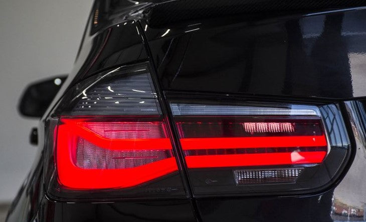 Genuine BMW F30 F80 M Performance Black Line Rear Taillights (Inc. 328i, 330d, 335i & M3) - ML Performance UK