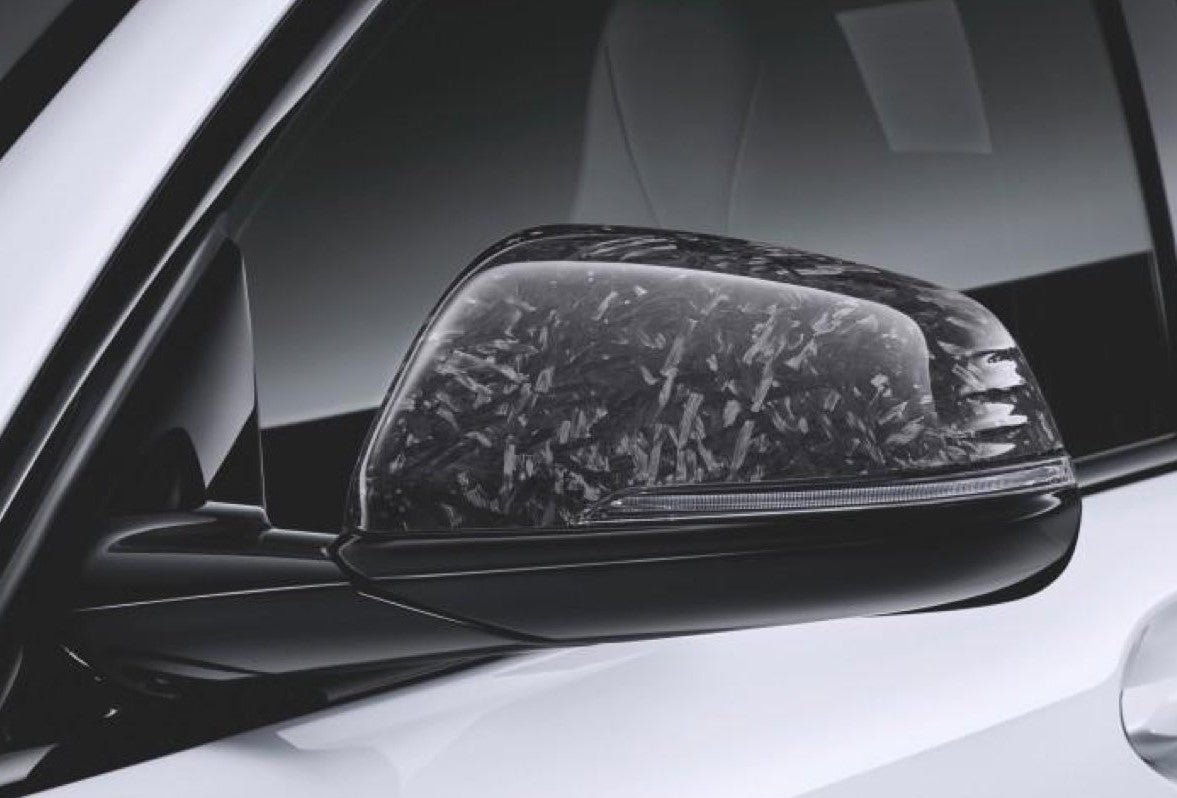 Genuine BMW F40 M Performance Forged Carbon Fibre Mirror Covers (Inc. 116d, 118i, 120dx & M135ix) - ML Performance UK
