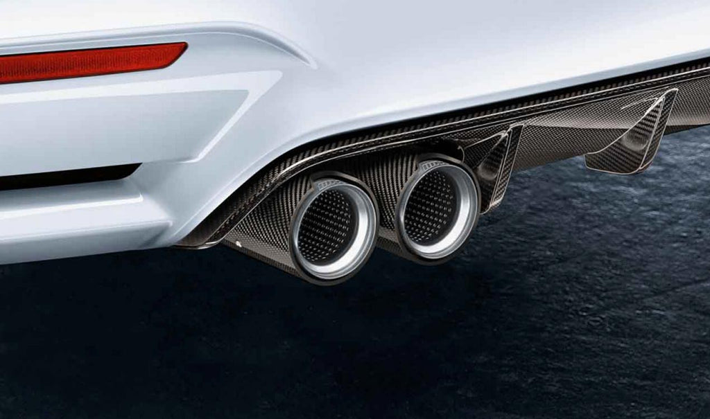 Genuine BMW F80 F82 F87 M Performance Carbon Tailpipe Cover (M2, M2 Competition, M3 & M4) - ML Performance UK