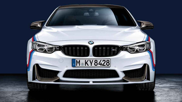 Genuine BMW F80 F82 M Performance Matte Black Front Splitter (M3 & M4) - ML Performance UK