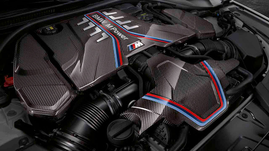 Genuine BMW F90 F91 F92 F93 M Performance Carbon Fibre Engine Cover (M5 & M8) - ML Performance UK