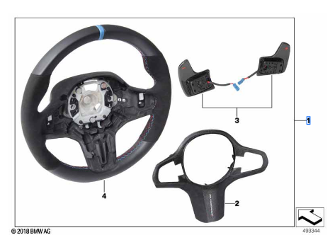 Genuine BMW F90 M5 M Performance Steering Wheel Kit - ML Performance UK