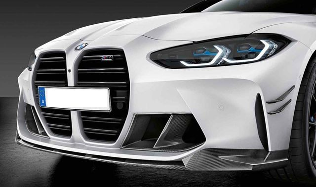 Genuine BMW G80 G82 M Performance Carbon Fibre Front Spitter (M3, M3 Competition, M4 & M4 Competition) - ML Performance UK