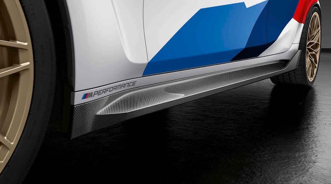 Genuine BMW G80 G82 M Performance Carbon Fibre Side Skirt Attachments (M3, M3 Competition, M4 & M4 Competition) - ML Performance UK