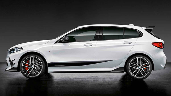 Genuine BMW M Performance F40 1 Series High-Gloss Black Sill Attachments (Inc. 118i, 118d, 120dx & M135ix) - ML Performance UK