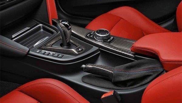 Genuine BMW M Performance F80 F82 F83 LHD Carbon Alcantara Gear Selector Surround (M3 & M4) - ML Performance UK
