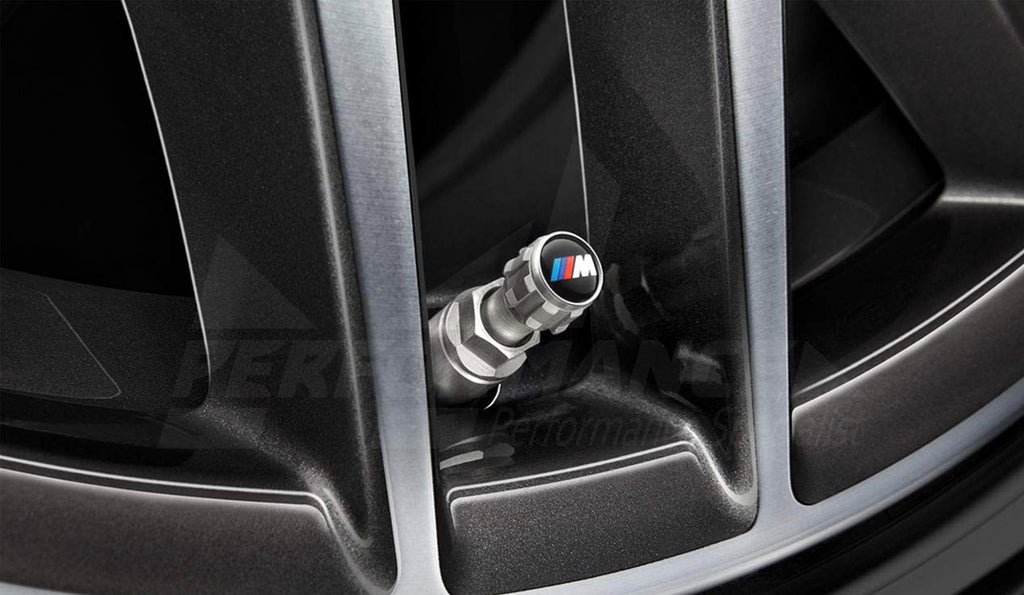 Genuine BMW M Performance F & G Chassis M Wheel Tyre Air Valve Caps (Inc. M135i, M240i, M340i, 335i & Z4 M40i) - ML Performance UK