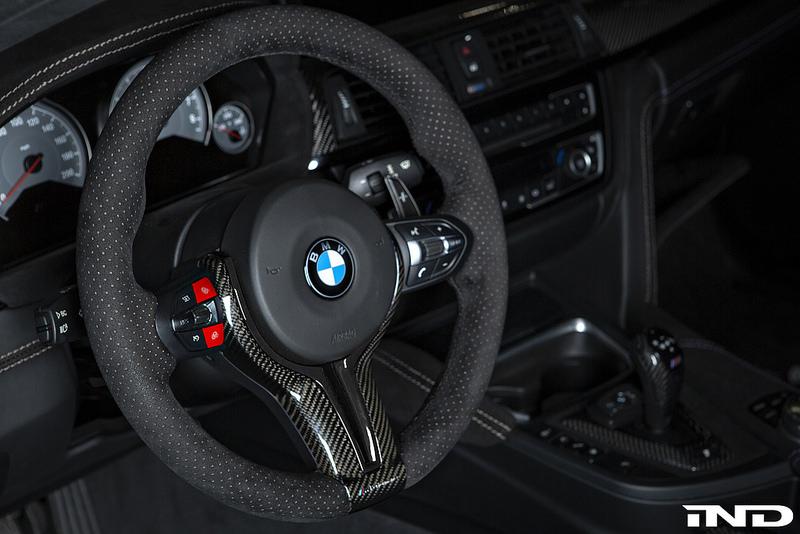 IND BMW F80 F82 F83 F87 Red M1 & M2 Steering Wheel Button Set (M2 Competition, M3 & M4) - ML Performance UK