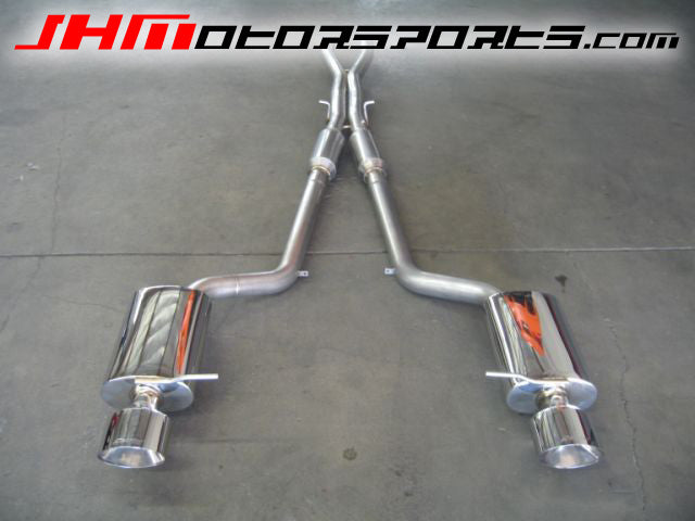 JHM Audi B7 RS4 2.75" Stainless Steel Cat-Back Exhaust With X-Pipe - ML Performance UK