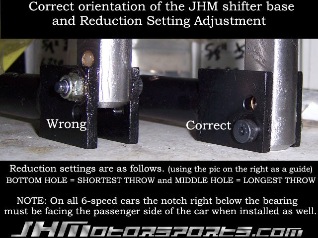 JHM Audi C6 B6 B7 6-Speed Solid Short Throw Shifter (A4 & A6) - ML Performance UK